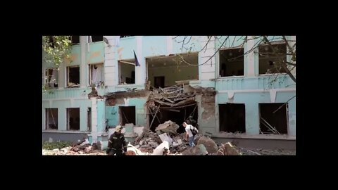 🇺🇦🇷🇺 22nd School In The Center Of Donetsk, Which Came Under Fire From The Ukrainian Security Forces