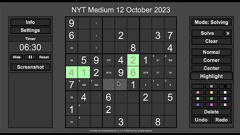 WRONG Sudoku 2023 10 12 medium