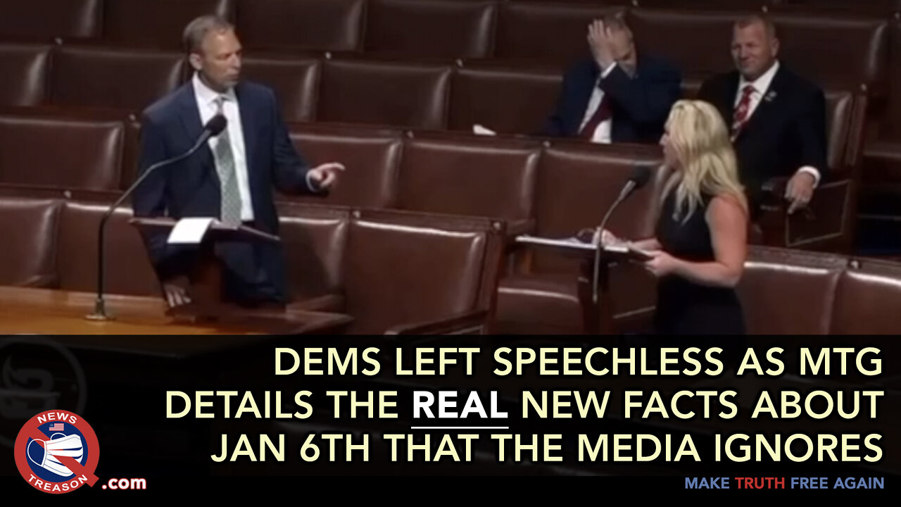 Dems Left Speechless as MTG Details The Jan 6th TRUTHS Being Ignored by The Media