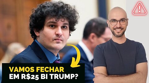 Fundador da FTX queria dar R$ 25 bilhões para Donald Trump não concorrer à presidência dos EUA