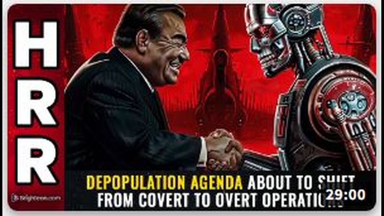 DEPOPULATION agenda about to shift from COVERT to OVERT operations