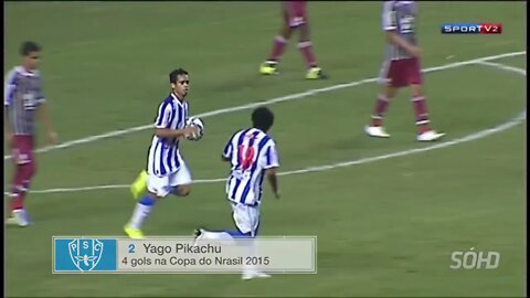 Os Gols do Jogo Paysandu PA 1 x 2 Fluminense RJ Copa do Brasil 26 08 2015