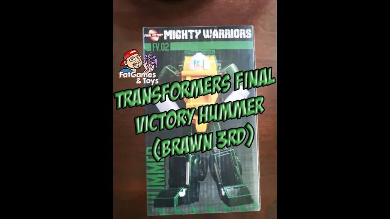 Transformers Final Victory FV 02 Hummer Brawn 3RD