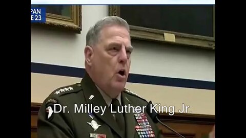 Dr. Milley Luther King Jr. keeping us all safe from harm