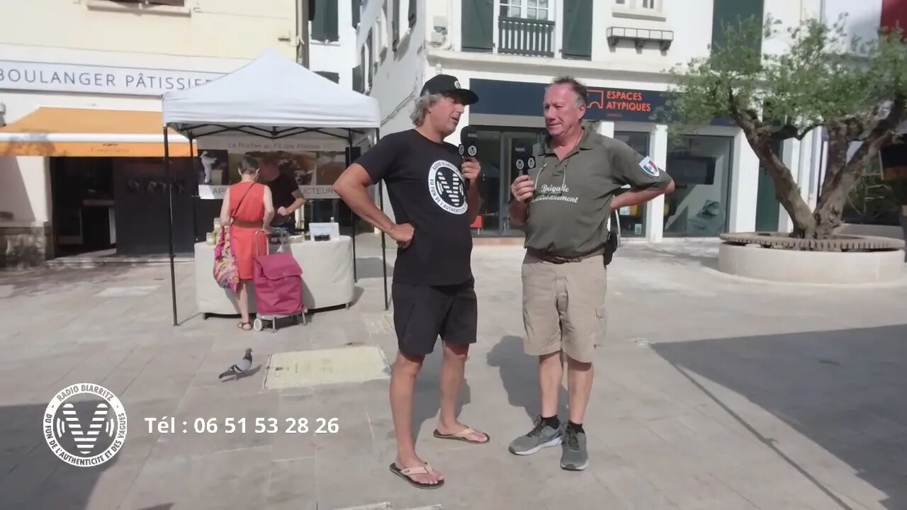 Alain - Membre de la Brigade Environnement - Marché Saint-Charles - Biarritz [en direct 🔴]