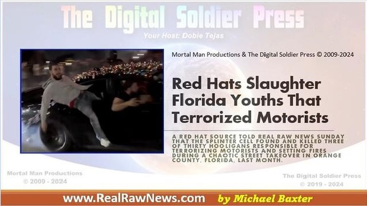 Red Hats Slaughter Florida Youths That Terrorized Motorists!!! Dec 18