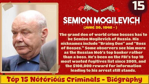 Semion Mogilevich: The Legendary Kingpin Behind a Mafia Empire