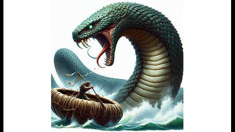 AI generat snake, Ai generate snake and his baby,