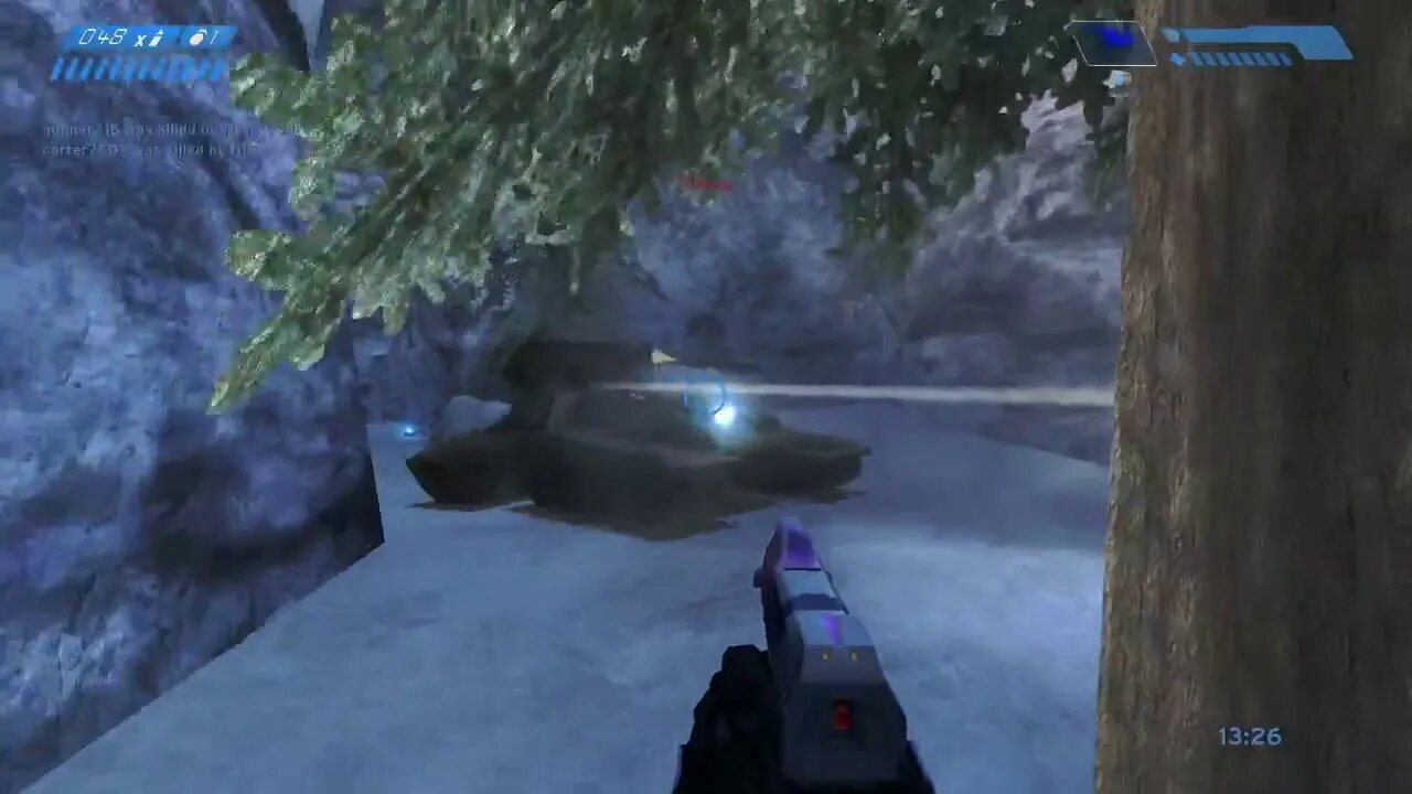 First time using Halo 1 Tiger Scorpion on ICE FIELDS