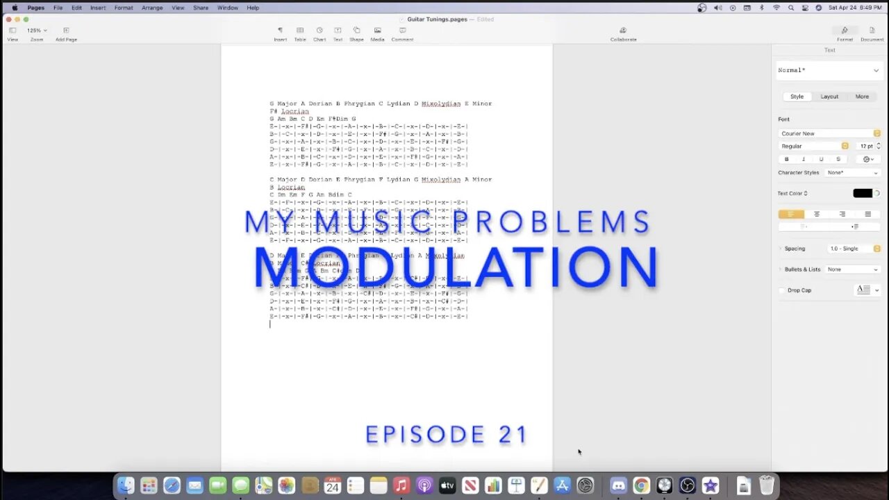 My Music Problems: Episode 21: Modulation