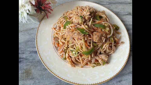 Chicken chowmein recipe|Restaurant style chowmein