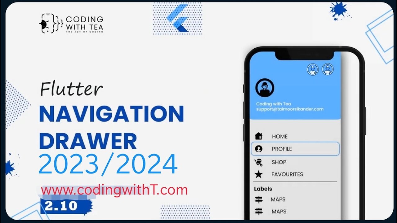2.10 - Create a Navigation Drawer in Flutter - Flutter Basics - 2024/2025