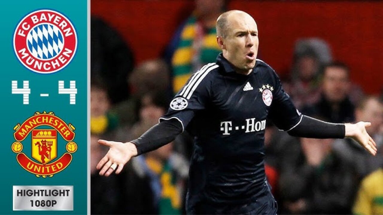 Bayern Munich vs Manchester United 4-4 (agg) Highlights & Goals - Quarter-Final UCL 20092010