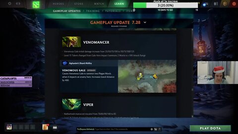 (Dota)Análise do patch 7.28 ao vivo twitch(parte 3 VS até Zeus)