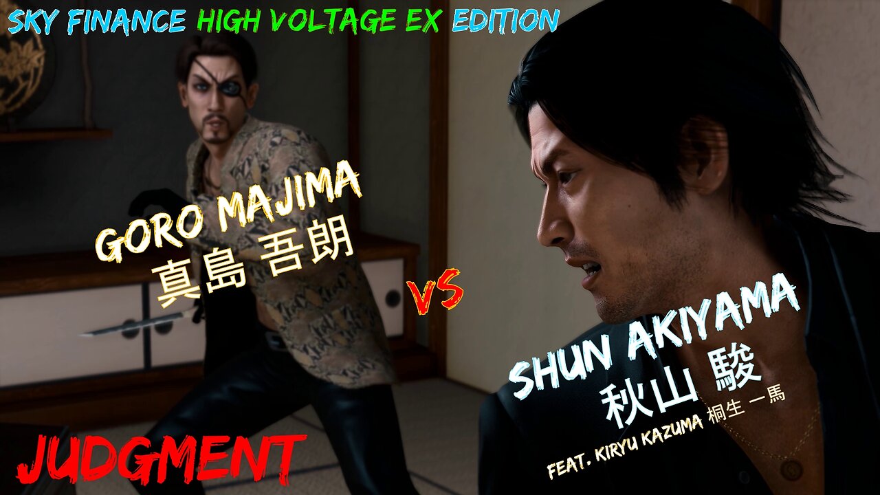 Shun Akiyama (Feat. Kiryu) Vs Legend Goro Majima - Judgment PC MOD | True 4K UHD