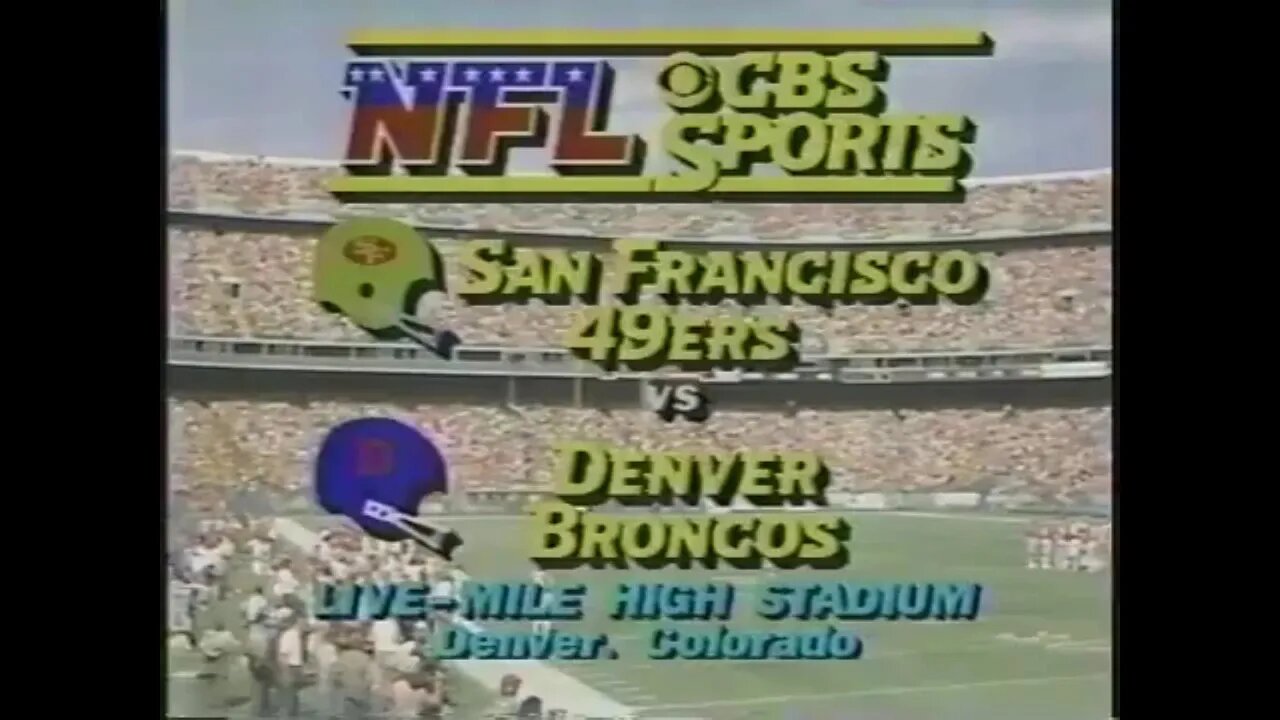 1982-09-19 San Francisco 49ers vs Denver Broncos