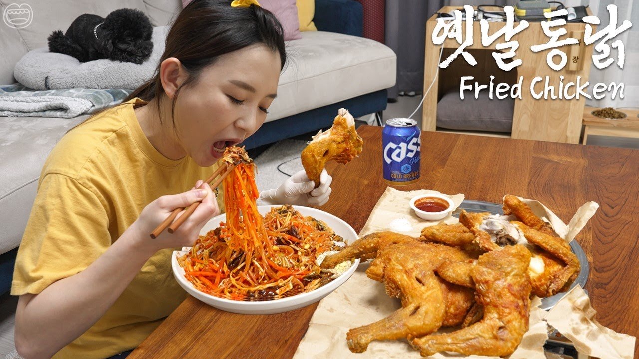 I LOVE Crispy Chicken Skin ☆ Perfect Combo with Chewy Noodle