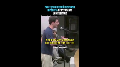 Progressive student gets brushed by teacher