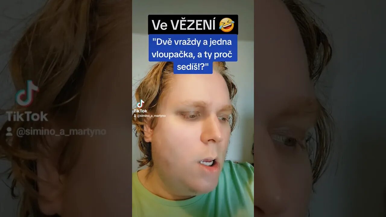 Když jsem byl ve VĚZENÍ, zeptal jsem se SPOLUVĚZNĚ, proč SEDÍ! Jak ZAREAGOVAL!?#funny #shorts #viral