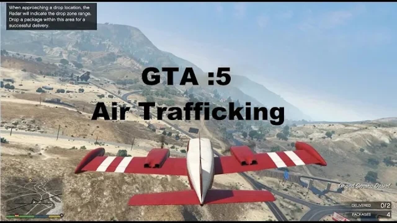 Grand Theft Auto V Mission Air Trafficking.
