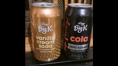 Big K Cream Soda and Cola Zero Sugar