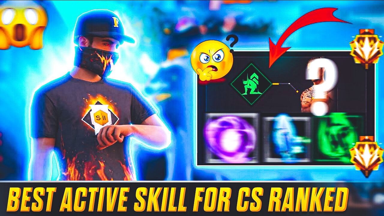 Top 5 Best Active Skill Character For CS😵||Best Active Skill Character For CS Rank||Bot Sanju