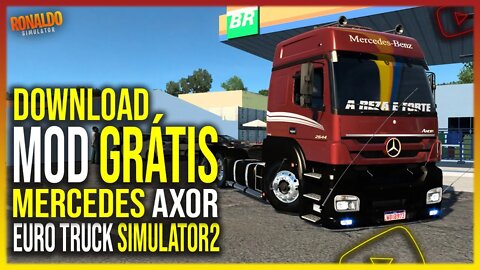 ▶️SAIU - MERCEDES AXOR EURO TRUCK SIMULATOR 2 1.44 1.45