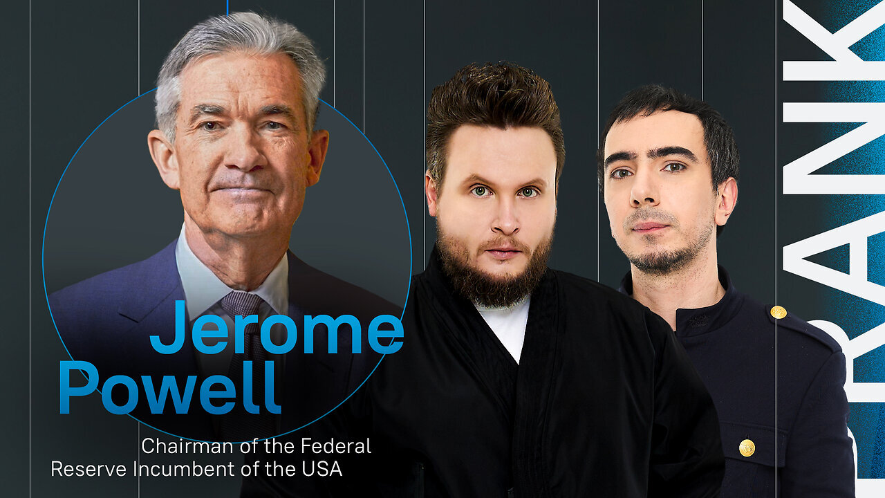 Russian pranksters with the Chairman of the US Federal Reserve Jerome Powell