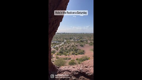 Hole in the Rock Phoenix. #phoenix #arizona #holeintherock #outdoors #instagramvsreality #crowds