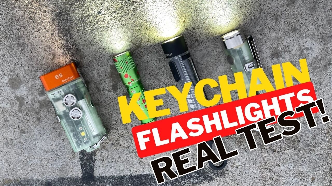 Keychain flashlights