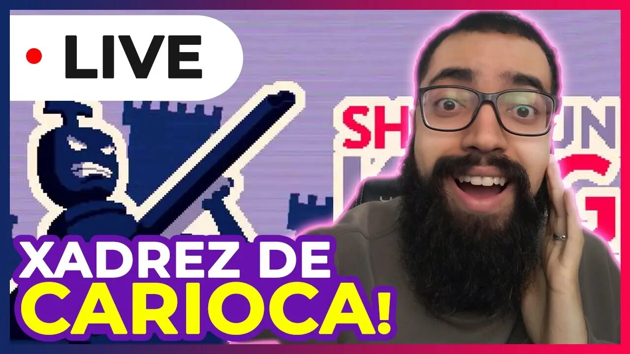 Zerando Xadrez de Carioca AO VIVO #xadrez #aovivo #aovivonoyoutube