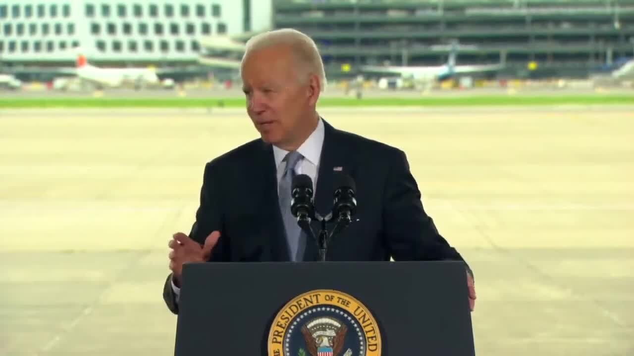 Biden Fumbles Through Congressman's Name, Tries To Smooth It Out With A Little Joke