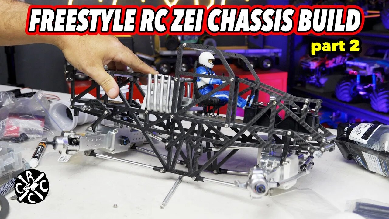 Freestyle RC ZEI Chassis Monster Truck Build: PART 2 - Installing Driver & Electronics