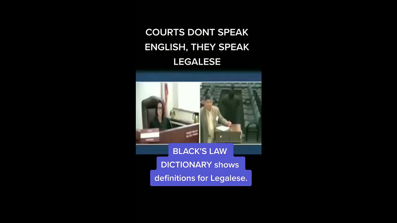 Speak legalese? Wait what not English??