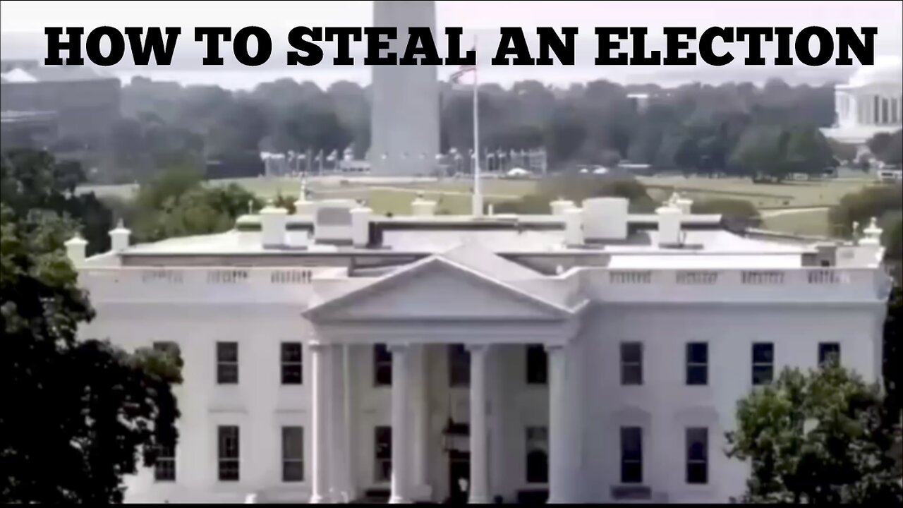 How to steal an election...