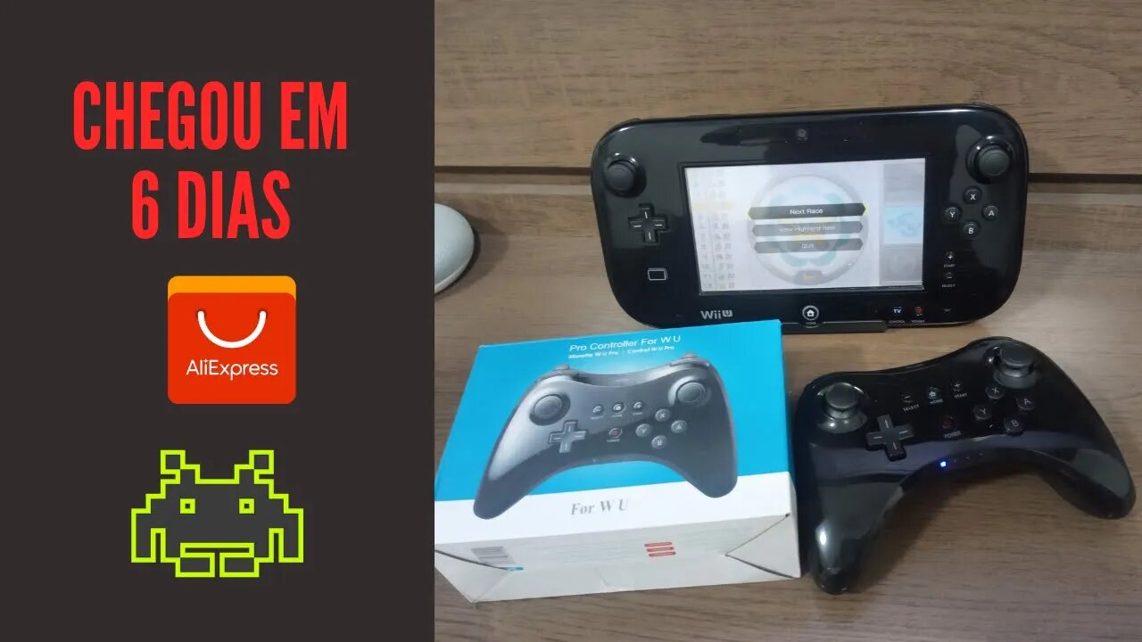 UNBOXING CONTROLE WII U do Aliexpress