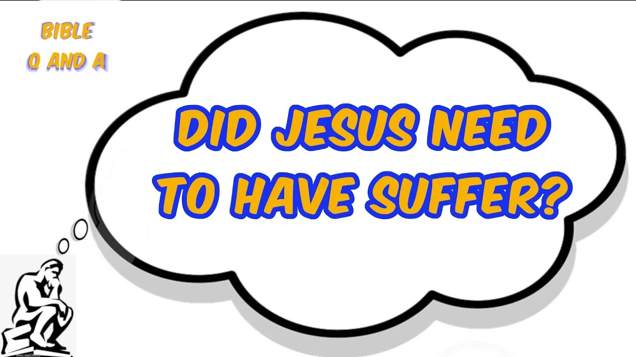 About Jesus’ Suffering