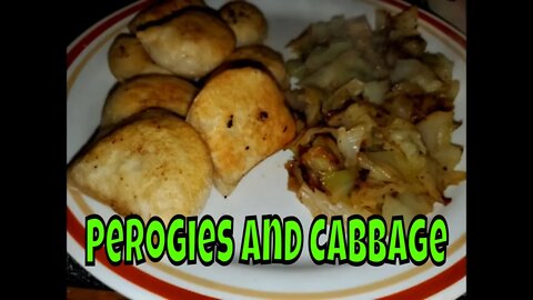 What's Cooking with The Bear? Perogies and fried cabbage