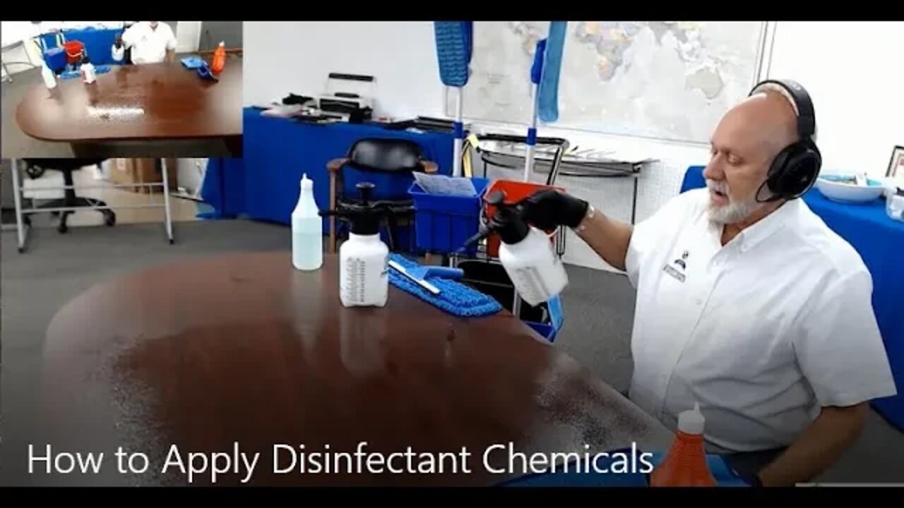 How to Apply Disinfectant Chemicals