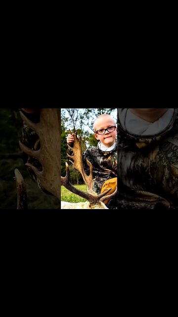 Little Boy smokes MONSTER DEER with 6mm Creedmoor #shorts