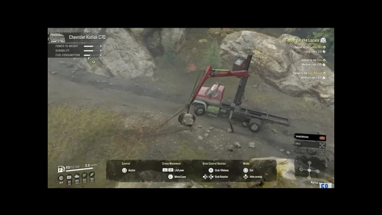 SnowRunner: Clearing Rocks