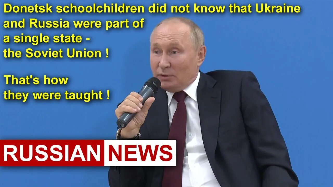 By whom and how Ukraine was created? Vladimir Putin, Russia, September 1, 2022