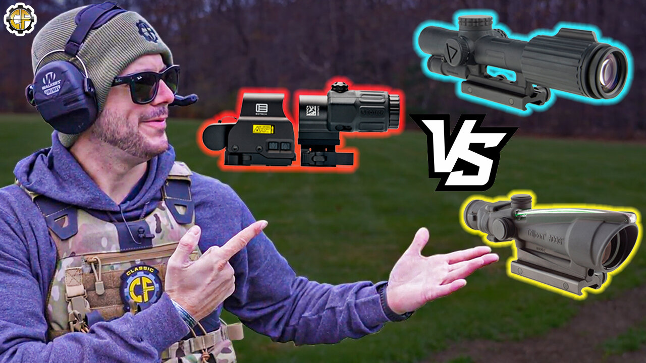 LPVO vs ACOG vs Red Dot + Magnifier