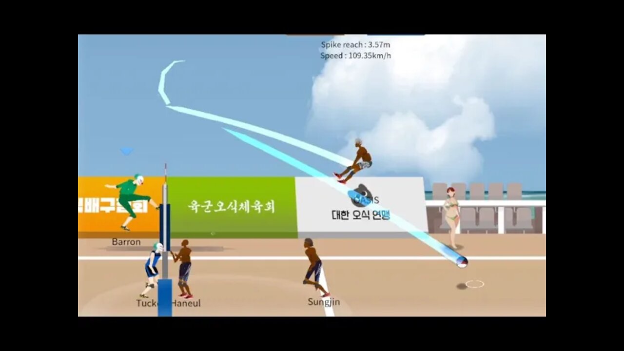 The Spike Volleyball - C-Tier Team Defeats Challenge Mode Stage 4 OASIS
