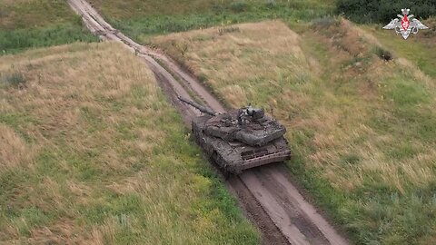 Rare footage of the Russian T-90M Proryv tank in action