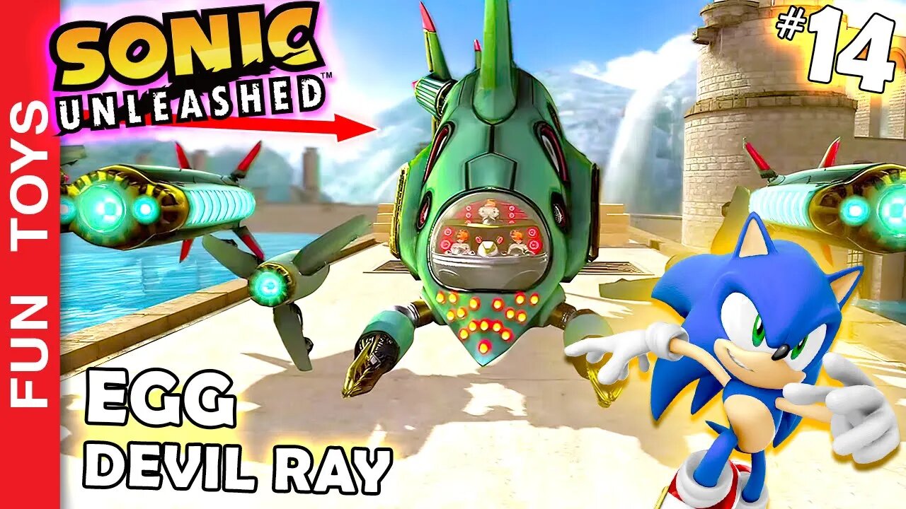 SONIC UNLEASHED #14 🔵 Mais um BOSS IRADO! Egg Devil Ray! E outro desafio... meu controle velho kkkkk