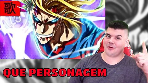 REACT ONE FOR ALL - All Might (Boku no Hero) JC - MELHOR DO MUNDO