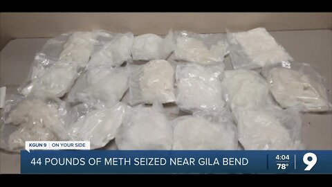 Border Patrol K9 sniffs out 44 pounds of meth near Gila Bend