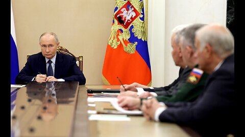 Vladimír Putin-Setkání se zástupci vojensko-průmyslového komplexu a vývojáři raketových systémů