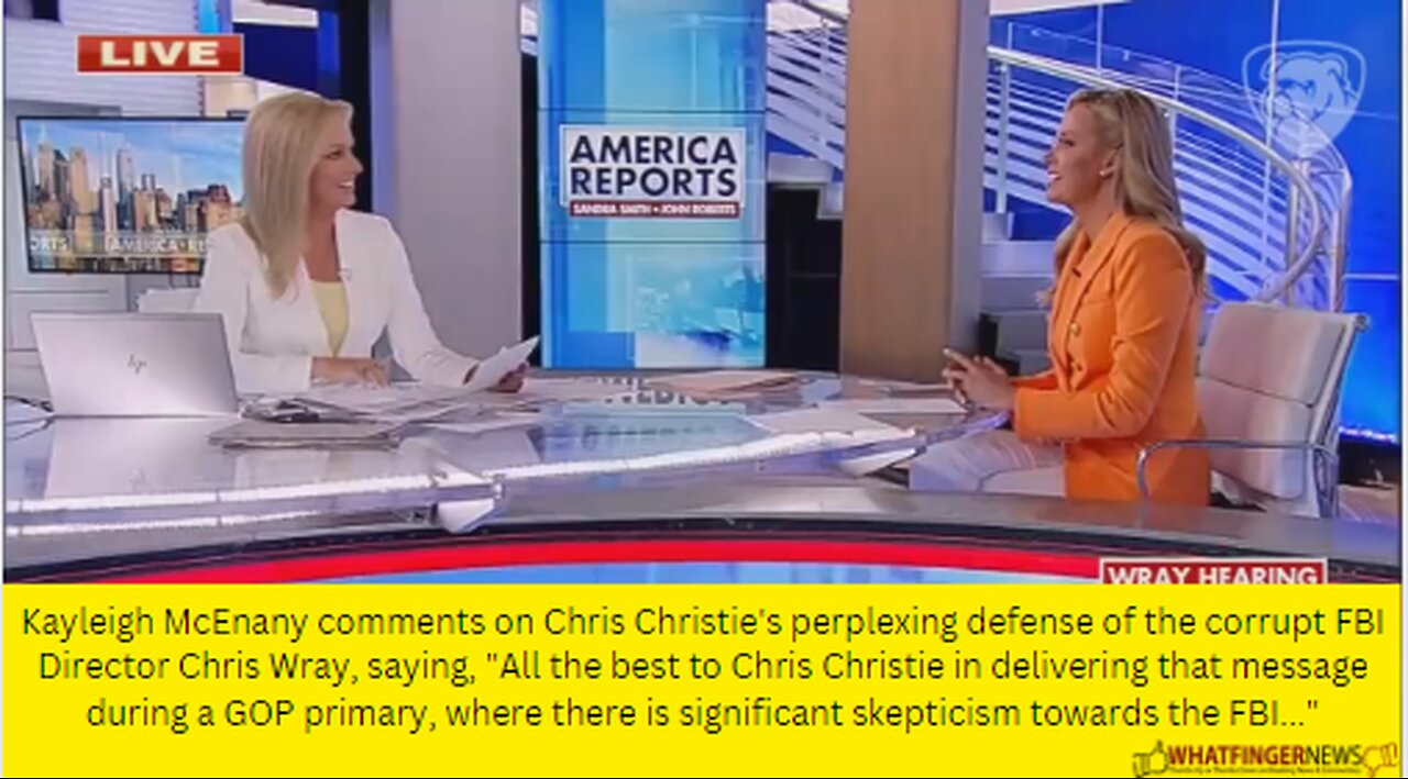 Kayleigh McEnany comments on Chris Christie's perplexing defense of the corrupt FBI